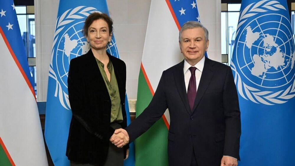 Встреча Президента Узбекистана с главой ЮНЕСКО